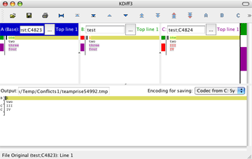 KDiff3 on MacOS X